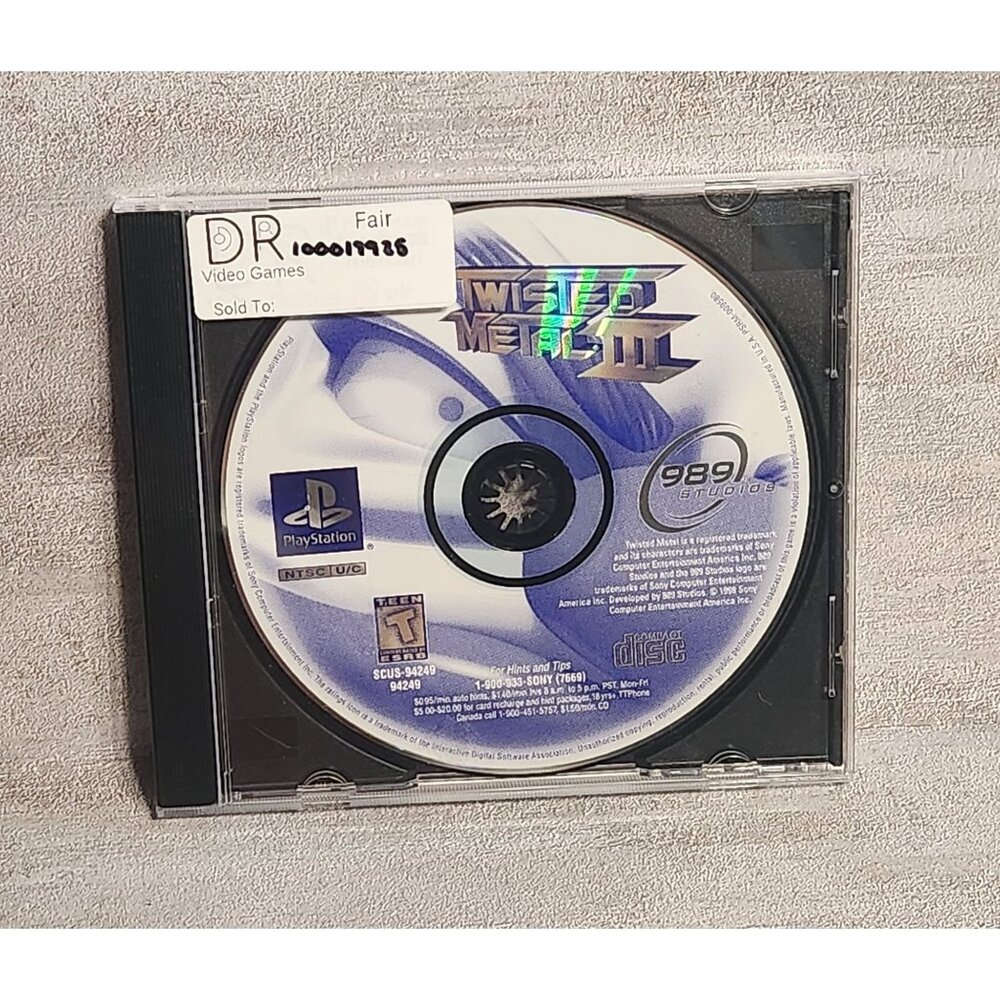 Twisted Metal III for PlayStation 1